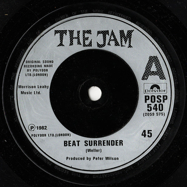 The Jam : Beat Surrender (7", Single)