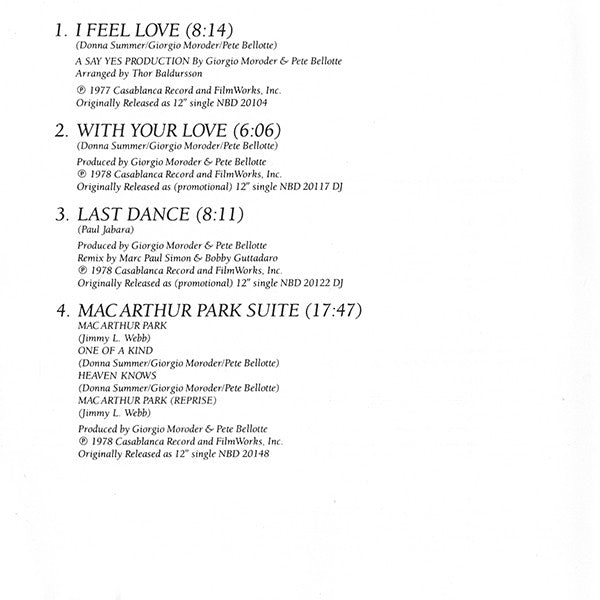 Donna Summer : The Dance Collection (A Compilation Of Twelve Inch Singles) (CD, Comp, PMD)
