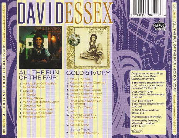 David Essex : All The Fun Of The Fair + Gold & Ivory (2xCD, Comp)