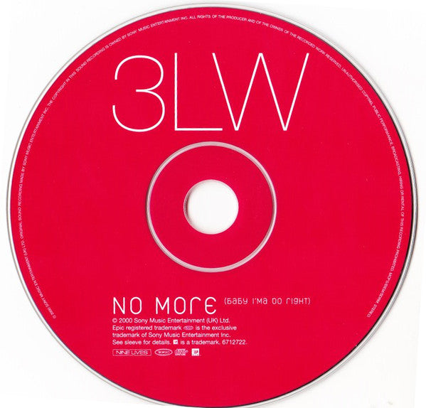 3LW : No More (Baby I'ma Do Right) (CD, Single, Enh)