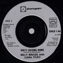 Billy Bragg / Wet Wet Wet : She's Leaving Home / With A Little Help From My Friends (7", Sil)