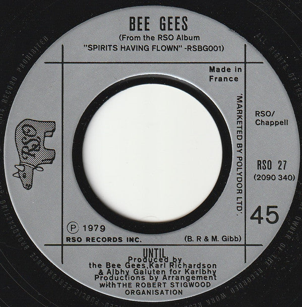 Bee Gees : Tragedy (7", Single, Sil)