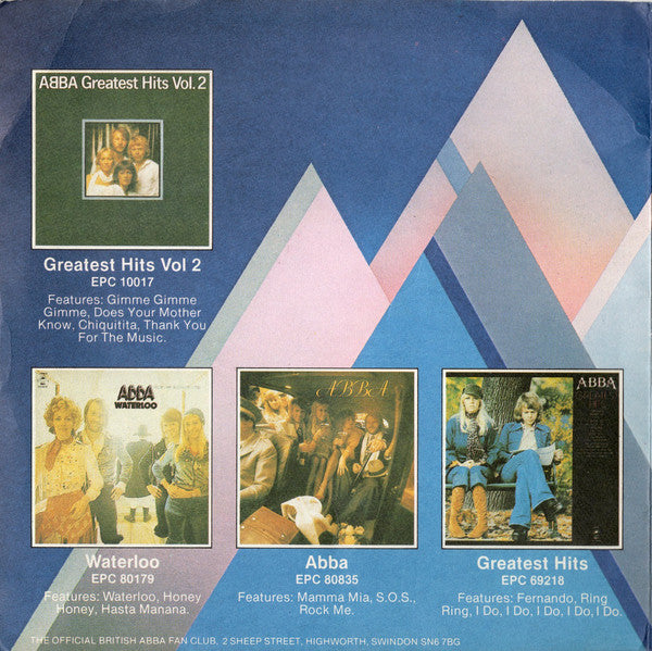 ABBA : I Have A Dream b/w Take A Chance On Me (Recorded Live At Wembley) (7", Single, S/Edition, Gat)