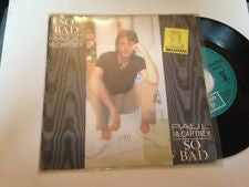 Paul McCartney : So Bad (7", Single)