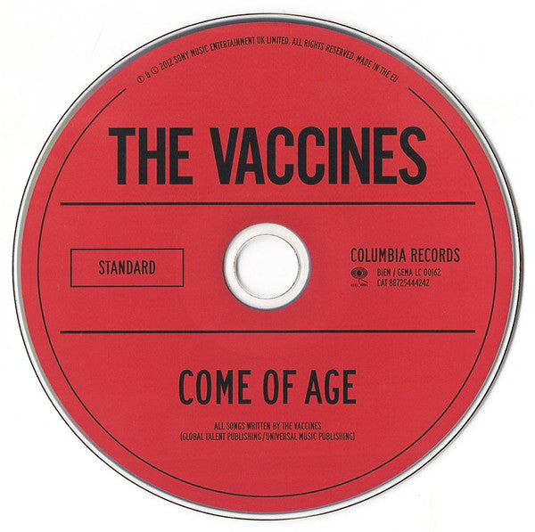 The Vaccines : Come Of Age (CD, Album)