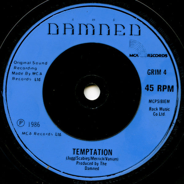 The Damned : Eloise (7", Single, Blu)