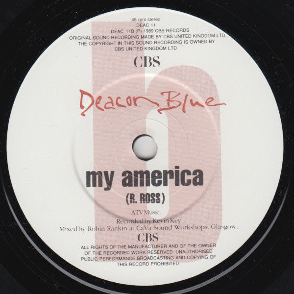 Deacon Blue : Queen Of The New Year (7", Single)