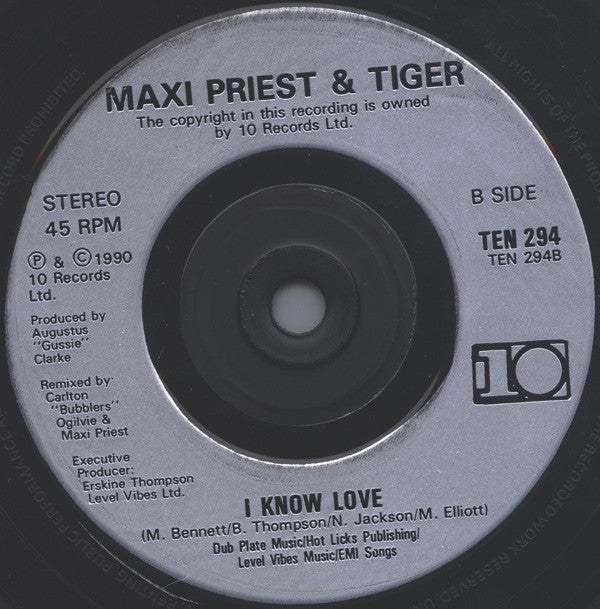 Maxi Priest : Close To You (7", Single)