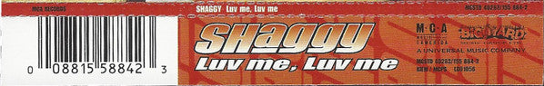 Shaggy : Luv Me, Luv Me (CD, Single)