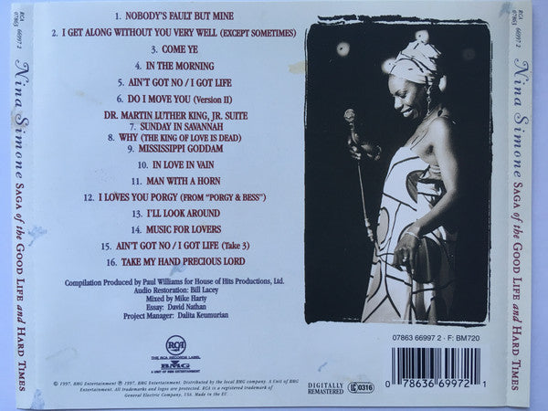 Nina Simone : Saga Of The Good Life And Hard Times (CD, Comp)