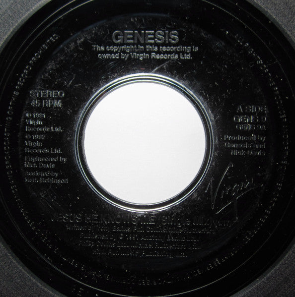 Genesis : Jesus He Knows Me (7", Single, Jukebox)