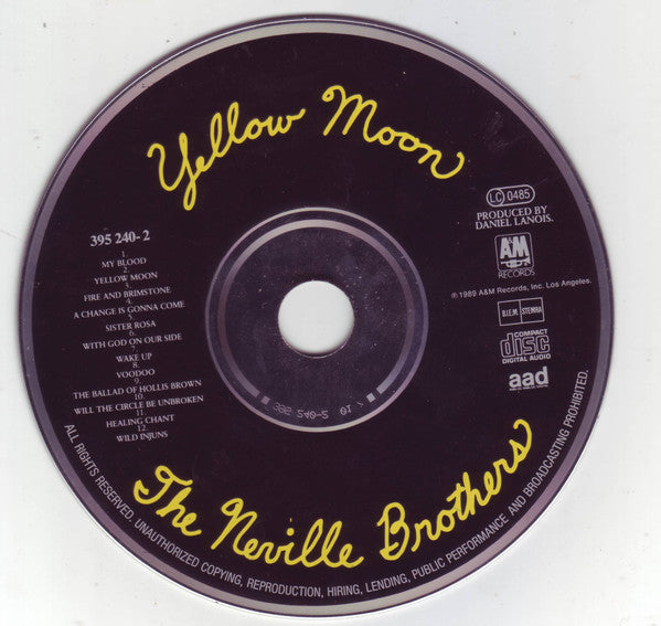 The Neville Brothers : Yellow Moon (CD, Album)