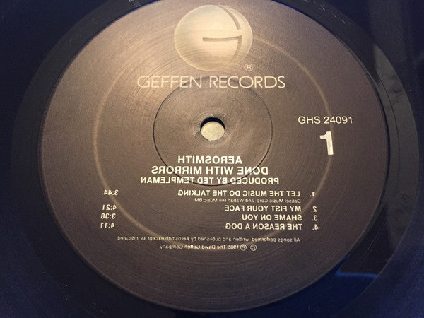 Aerosmith : Done With Mirrors (LP, Album, Spe)