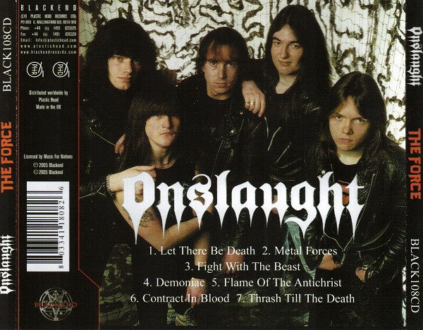Onslaught (2) : The Force (CD, Album, RE)