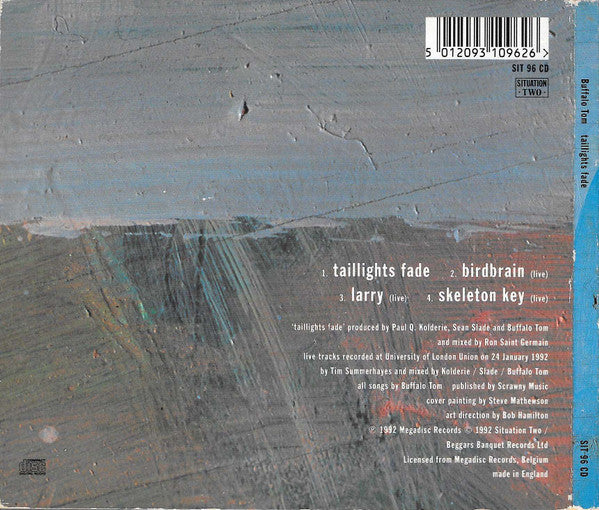 Buffalo Tom : Taillights Fade (CD, Single, Dig)
