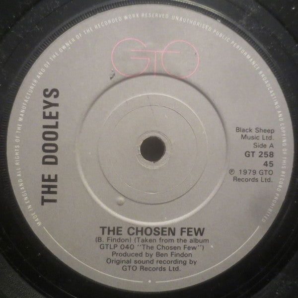 The Dooleys : The Chosen Few (7", Single)