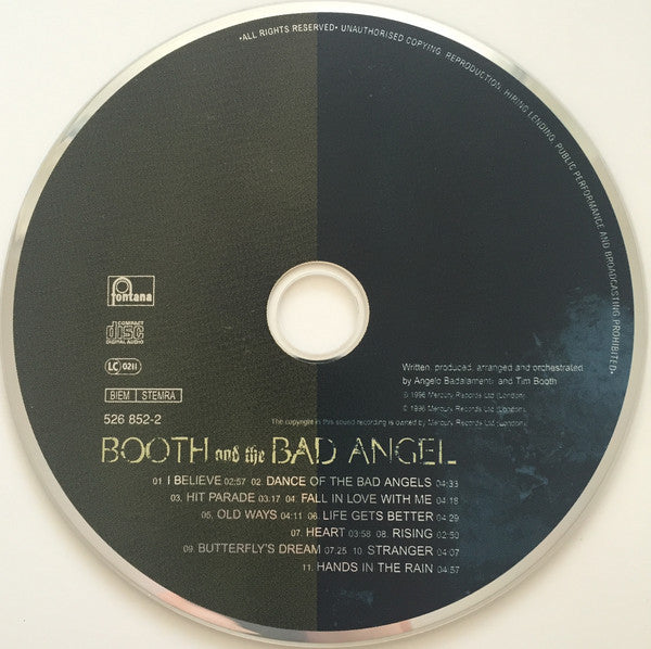 Booth And The Bad Angel : Booth And The Bad Angel (CD, Album)