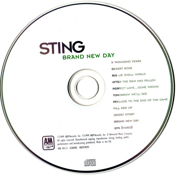 Sting : Brand New Day (CD, Album, Enh)