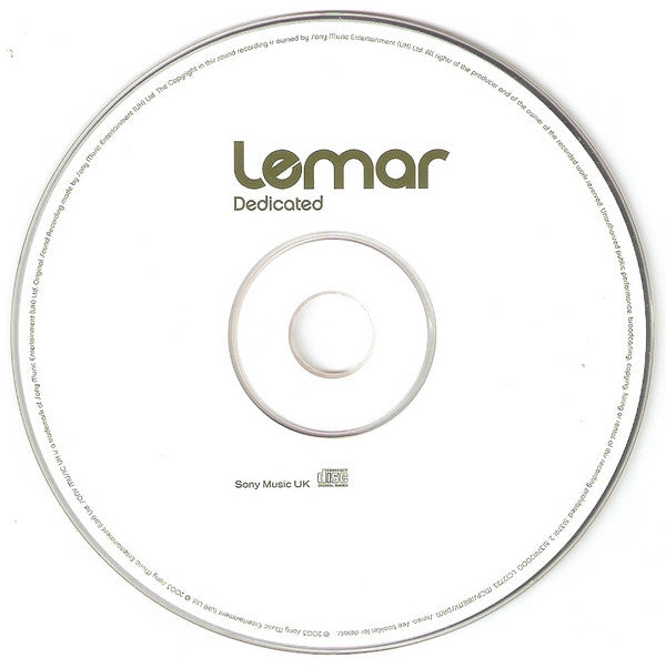 Lemar : Dedicated (CD, Album)