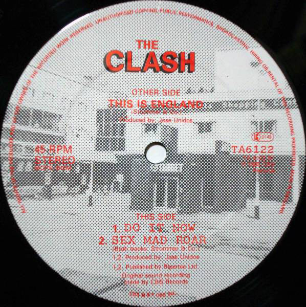 The Clash : This Is England (12", Single)