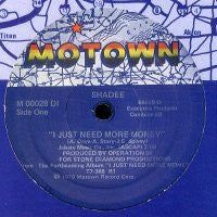 Shadee Hasan : I Just Need More Money (12", Single)