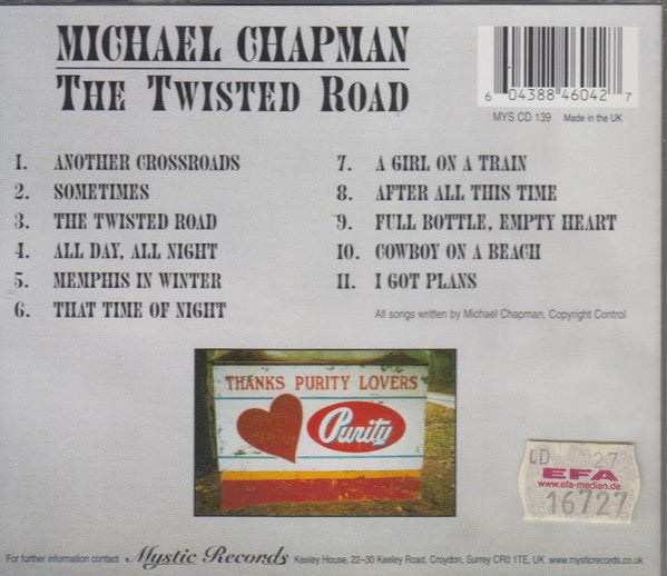 Michael Chapman (2) : The Twisted Road (CD)