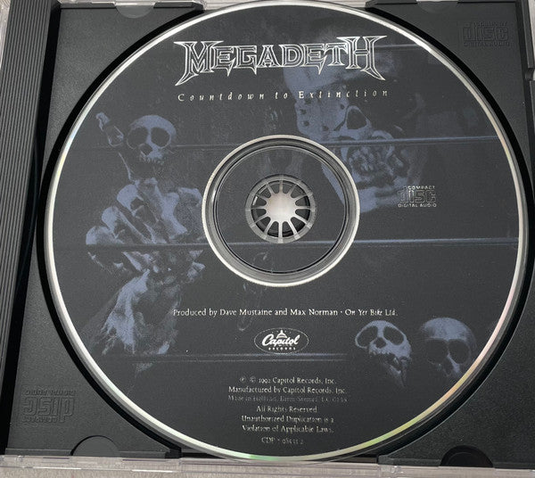 Megadeth : Countdown To Extinction (CD, Album, RP)