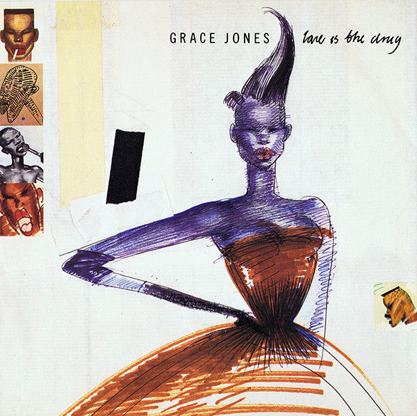 Grace Jones : Love Is The Drug (12")