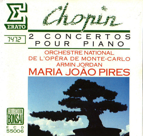 Frédéric Chopin - Orchestre National De L'Opéra De Monte-Carlo - Maria-João Pires, Armin Jordan : 2 Concertos Pour Piano (CD, Album)