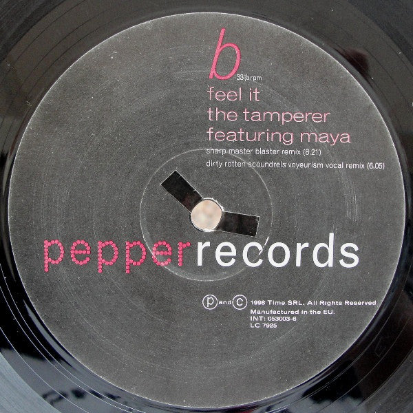 The Tamperer Featuring Maya : Feel It (12", Single)