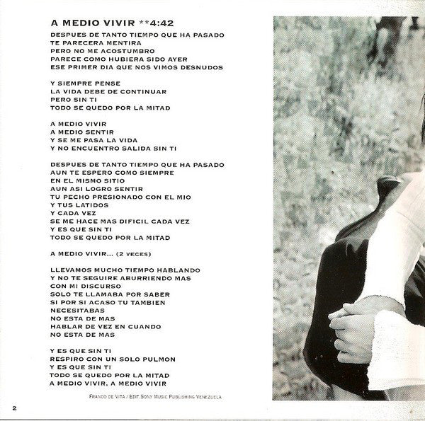 Ricky Martin : A Medio Vivir (CD, Album, RE)