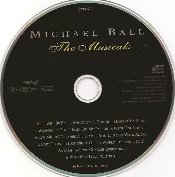 Michael Ball : The Musicals (CD, Album)