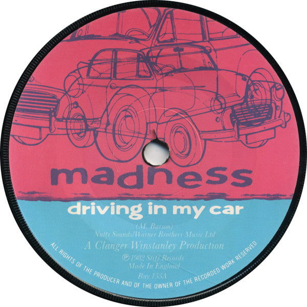 Madness : Driving In My Car (7", Single)