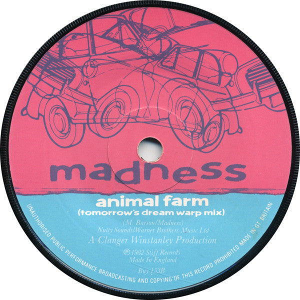 Madness : Driving In My Car (7", Single)