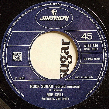 Rob Grill : Rock Sugar (7", Single)