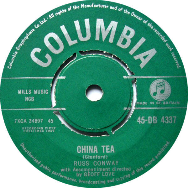 Russ Conway : China Tea  (7", Single)