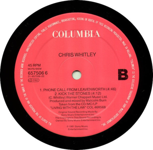 Chris Whitley : Big Sky Country (12", Single)