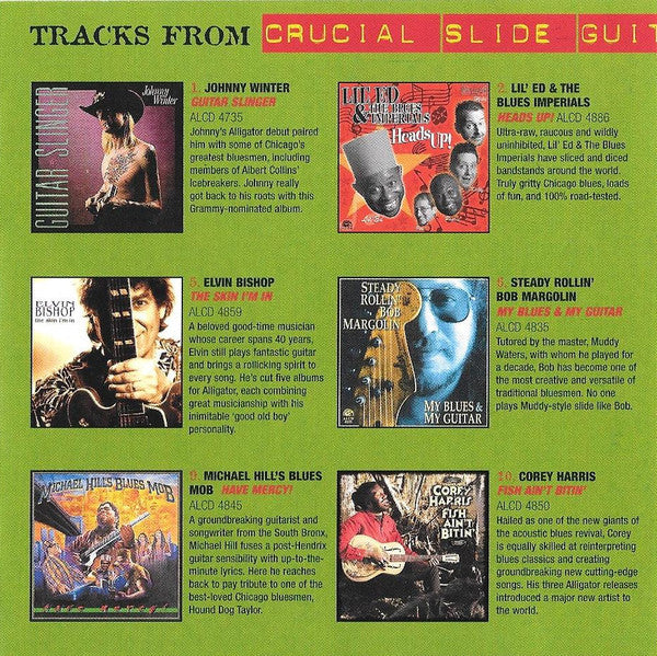 Various : Crucial Slide Guitar Blues (CD, Comp)