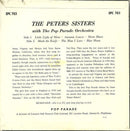 The Peters Sisters* With The Pop Parade Orchestra : The Peters Sisters With The Pop Parade Orchestra (7", EP)