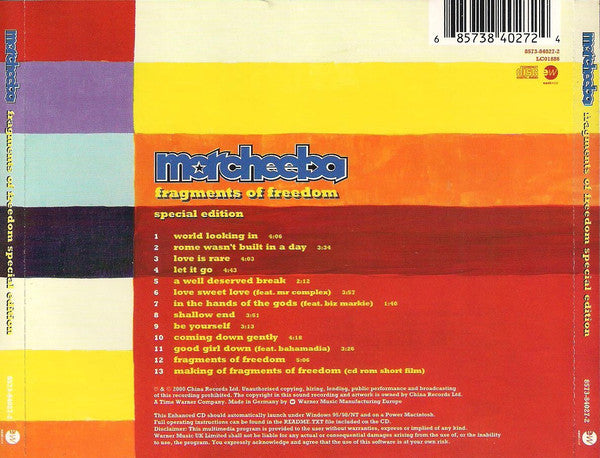 Morcheeba : Fragments Of Freedom (CD, Album, Enh, S/Edition)