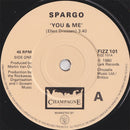 Spargo : You And Me / Worry (7", Single, Bei)