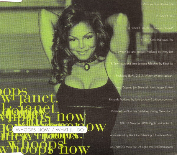 Janet Jackson : Whoops Now / What'll I Do (CD, Single, Mad)