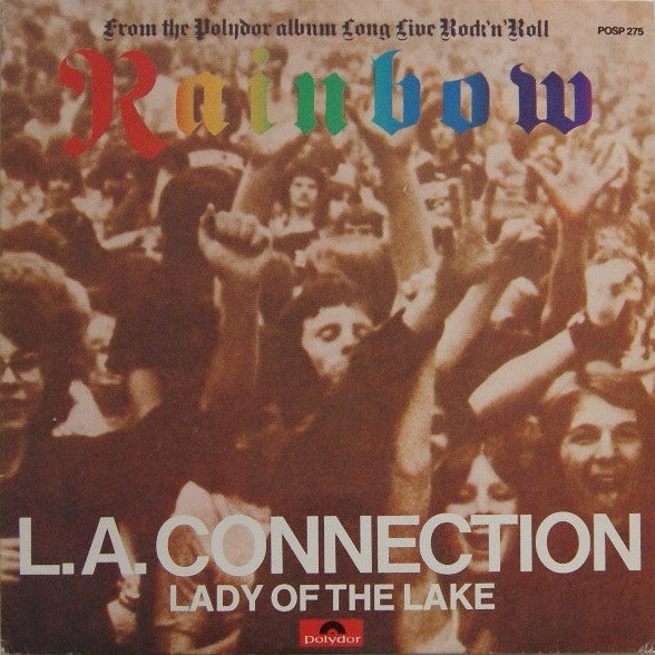 Rainbow : L.A. Connection (7", Single, RE, Red)