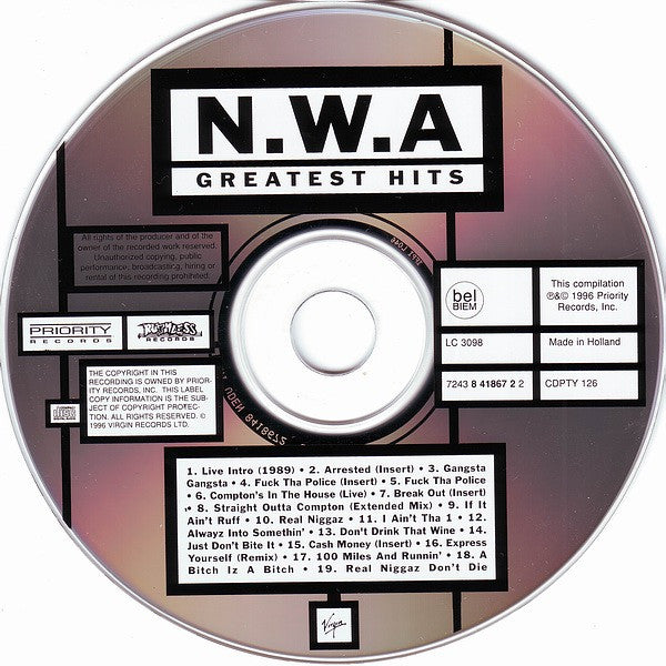 N.W.A. : Greatest Hits (CD, Comp)