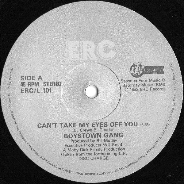 Boys Town Gang : Can't Take My Eyes Off You (12")