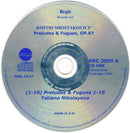 Dmitri Shostakovich, Tatiana Nikolayeva : 24 Preludes & Fugues, Op.87 (3xCD, RM + Box)