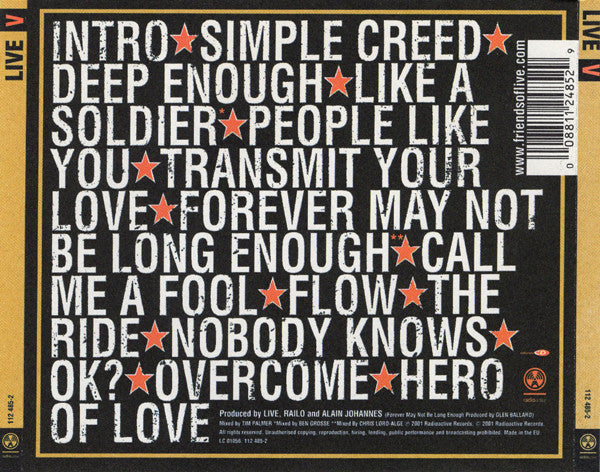 Live : V (CD, Album, Enh, Uni)