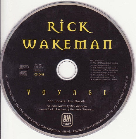 Rick Wakeman : Voyage (The Very Best Of Rick Wakeman) (2xCD, Comp, RM)