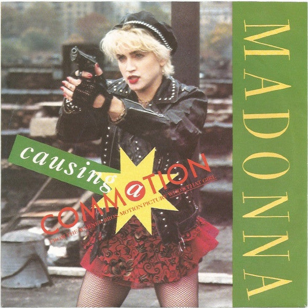 Madonna : Causing A Commotion (7", Single, Pap)