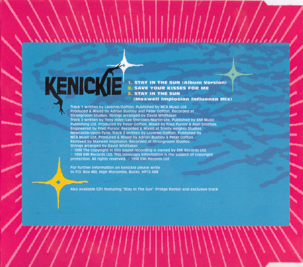 Kenickie : Stay In The Sun (CD, Single, CD2)